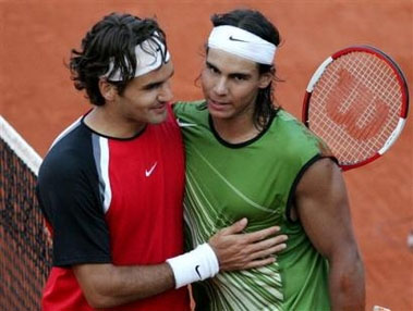 Les deux grands rivaux du tennis actuel... Vous êtes plutot federer ou nadal ?
